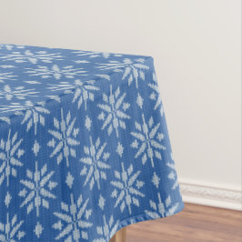 Schneefall Strick Tischdecke