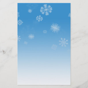 Schneefälle Briefpapier