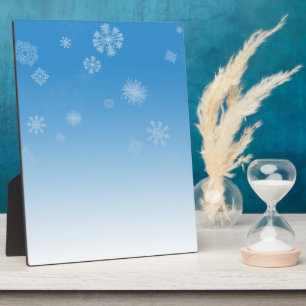 Schneefälle Fotoplatte