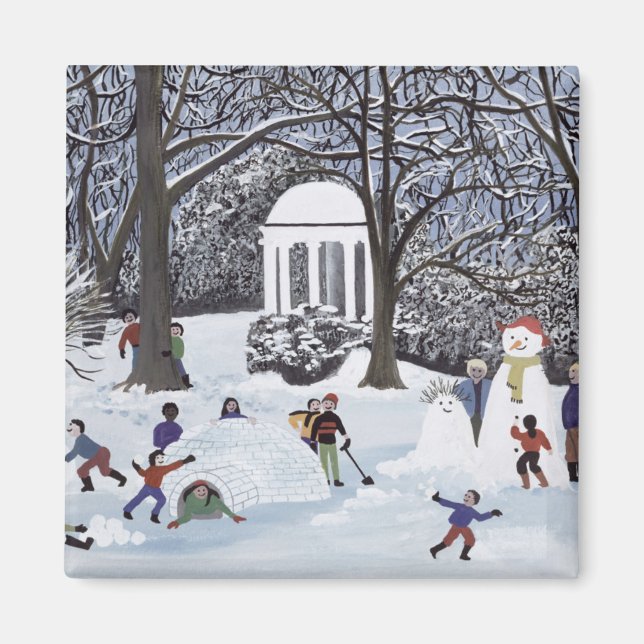 Schneefälle Magnet (Vorne)