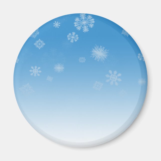 Schneefälle Magnet (Vorne)