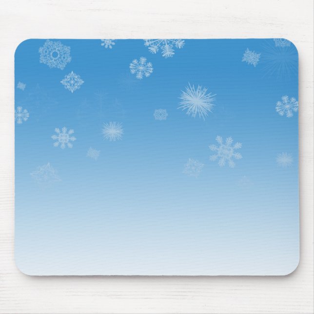 Schneefälle Mousepad (Vorne)