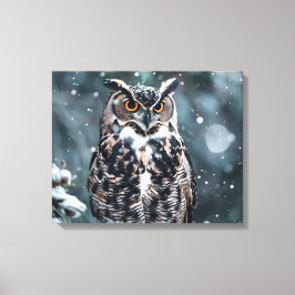 Schneefälle Print Leinwanddruck
