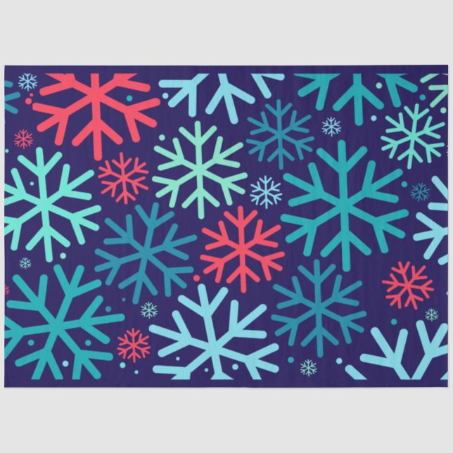 Schneefallpapier Seidenpapier (Vorderseite)