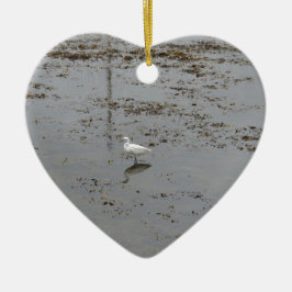 Schneefett Keramikornament