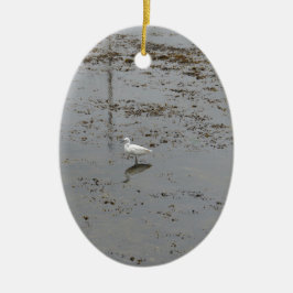 Schneefett Keramikornament