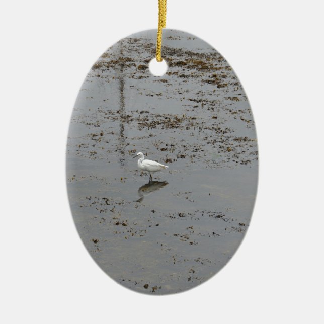 Schneefett Keramikornament (Vorne)