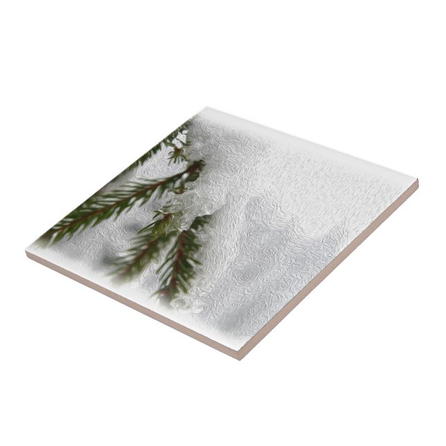 Schneefichten Fliese (Seite)