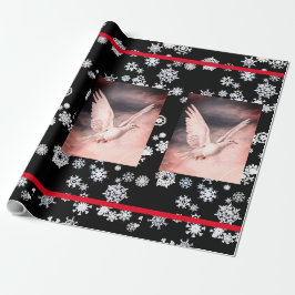 SCHNEEFLAKEN UND FRIEDEN MACHT CHRISTMAS GIFT Pape Geschenkpapier