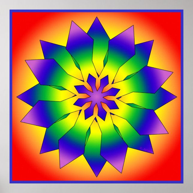 Schneeflocke 444 poster (Vorne)