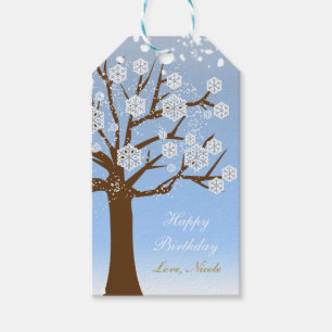Schneeflocke Baum Winter Wonderland Schneebecher T Geschenkanhänger