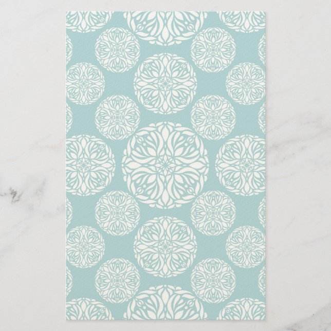 Schneeflocke Briefpapier (Vorderseite)