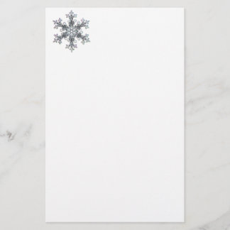 Schneeflocke Briefpapier