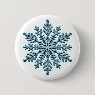 Schneeflocke Button