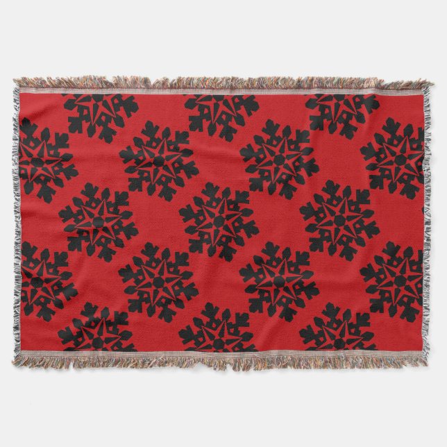 Schneeflocke Decke (Vorderseite)