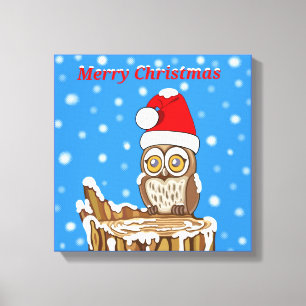 Schneeflocke die Schüssel zu Weihnachten Leinwanddruck