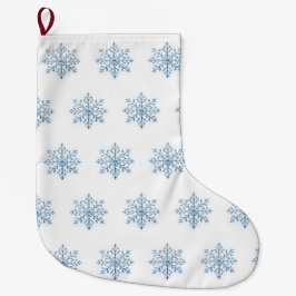 Schneeflocke für Weihnachten Strumpf Großer Weihnachtsstrumpf