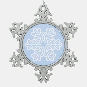 Schneeflocke-gerahmte Verzierung Schneeflocken Zinn-Ornament