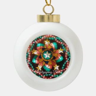 Schneeflocke gerahmtes Ornament