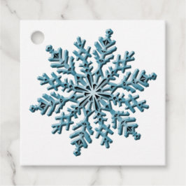 Schneeflocke Geschenkanhänger