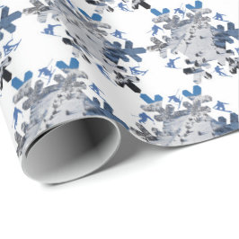 Schneeflocke Geschenkpapier