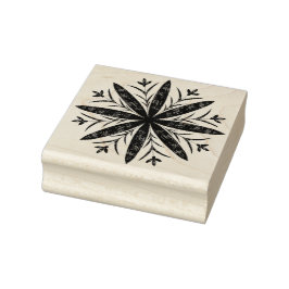 Schneeflocke Gummistempel