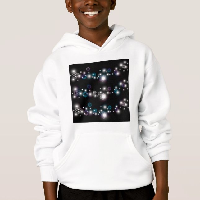 Schneeflocke Hoodie (Vorderseite)