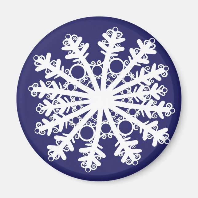 Schneeflocke I Magnet (Vorne)