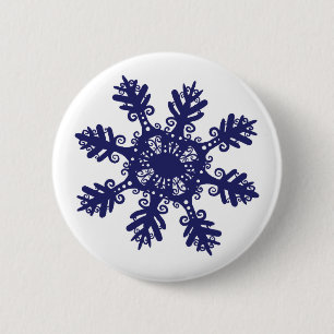 Schneeflocke II Button