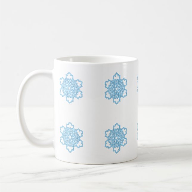 Schneeflocke Kaffeetasse (Links)