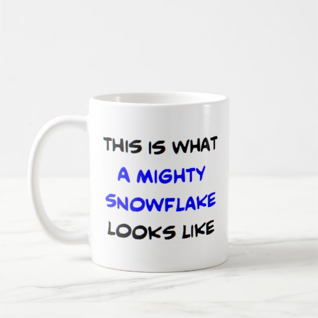 Schneeflocke Kaffeetasse (Links)