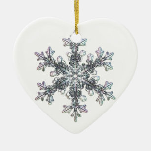 Schneeflocke Keramik Ornament