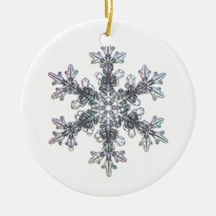 Schneeflocke Keramik Ornament