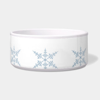 Schneeflocke Keramik Pet Bowl Napf