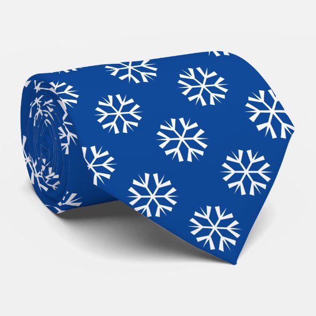 Schneeflocke Krawatte (Gerollt)