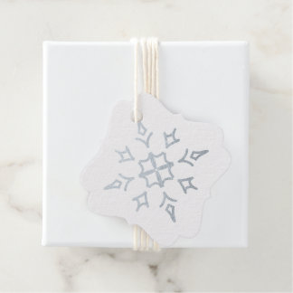 Schneeflocke kreieren geschenkanhänger