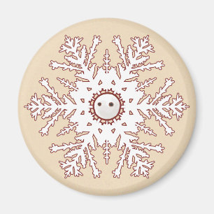 Schneeflocke Magnet