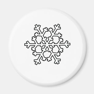 Schneeflocke Magnet