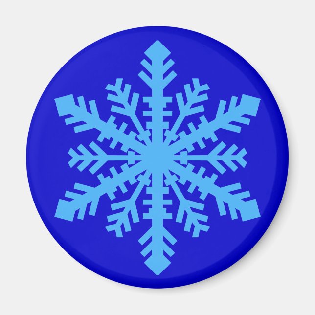 Schneeflocke Magnet (Vorne)