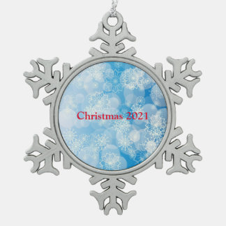 Schneeflocke-Metallschmuck Schneeflocken Zinn-Ornament
