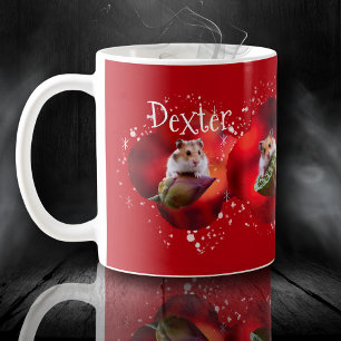 Schneeflocke mit vier Fotos, Haustierkollektion au Kaffeetasse