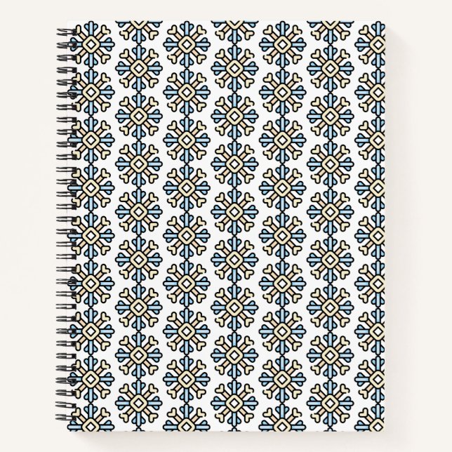 Schneeflocke Notizbuch (Vorderseite)
