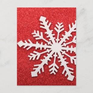 Schneeflocke Postkarte