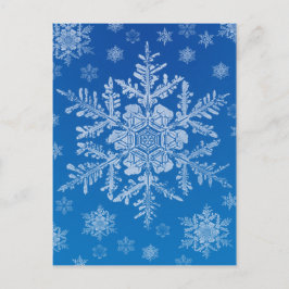 Schneeflocke Postkarte