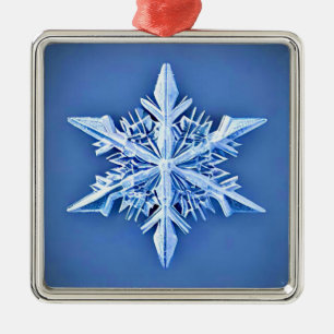 Schneeflocke - snowflake ornament aus metall