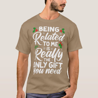 Schneeflocke spendet mir Familie, was ich Neues br T-Shirt