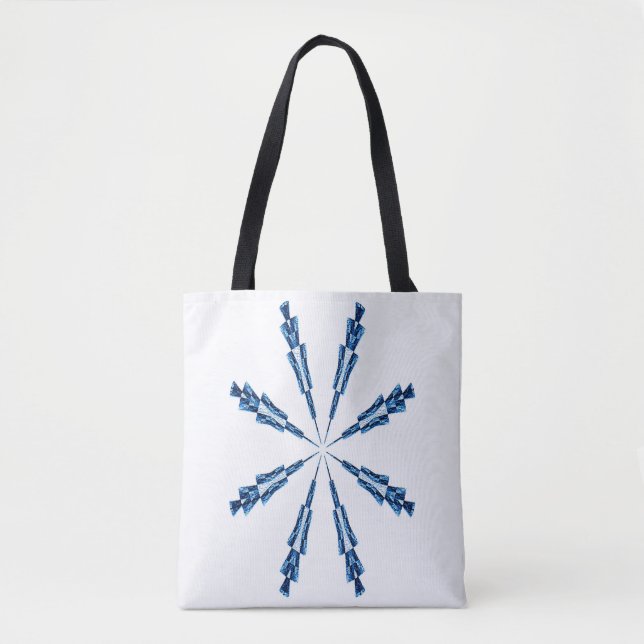 Schneeflocke Tasche (Vorderseite)