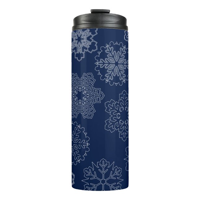 Schneeflocke Thermosbecher (Vorderseite)