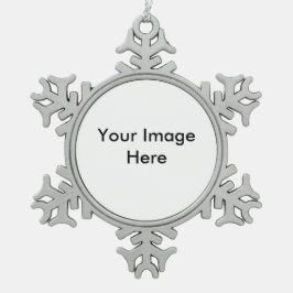 Schneeflocke-Verzierung für Personifizierung Schneeflocken Zinn-Ornament