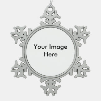 Schneeflocke-Verzierung für Personifizierung Schneeflocken Zinn-Ornament